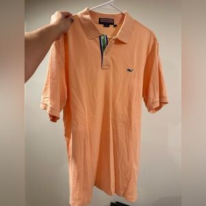 Vineyard Vines Peach Polo Shirt